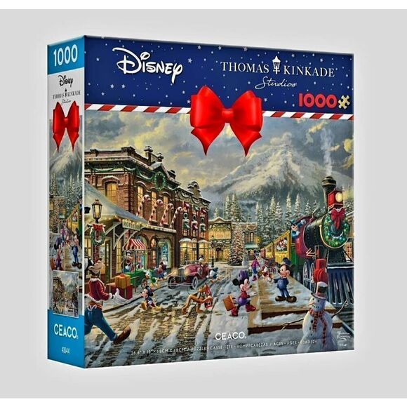 NEW COLLECTIBLE DISNEY THOMAS KINKADE PUZZLE - Picture 8 of 9